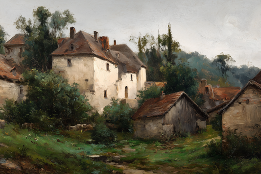 Forgotten Hamlet Among Green Hills