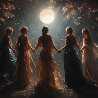 Moonlit Circle Of Ancient Promise
