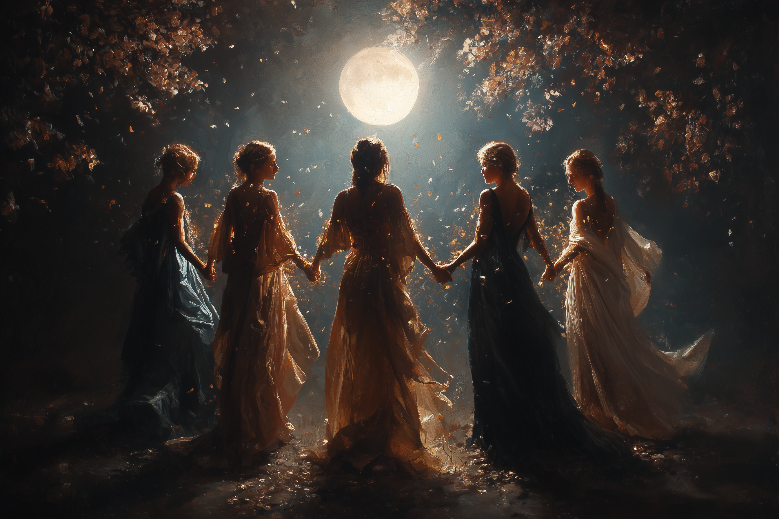 Moonlit Circle Of Ancient Promise