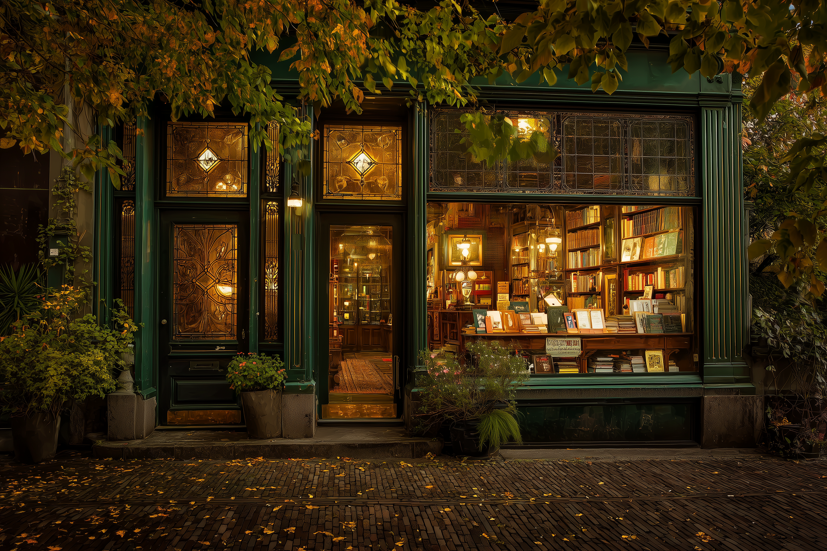 Bookshop Dreams Within Library Walls