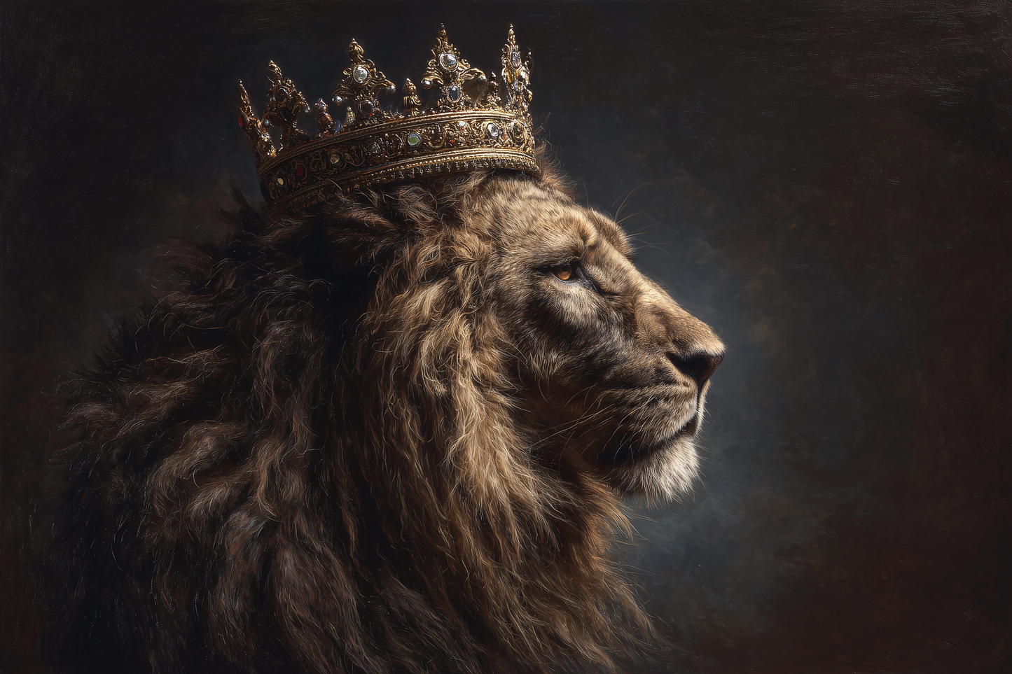 Noble Beast Wears Ancient Crown