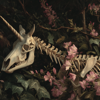 Ancient Bones Among Spring Blossoms
