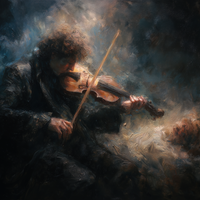 Violin's Song Between Bound Pages