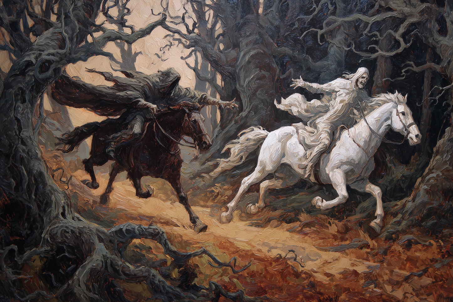 Ancient Chase Through Twisted Woods