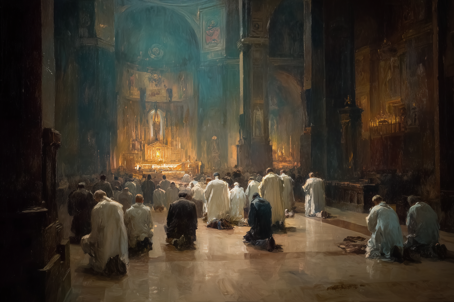 Sacred Light Among Ancient Pages