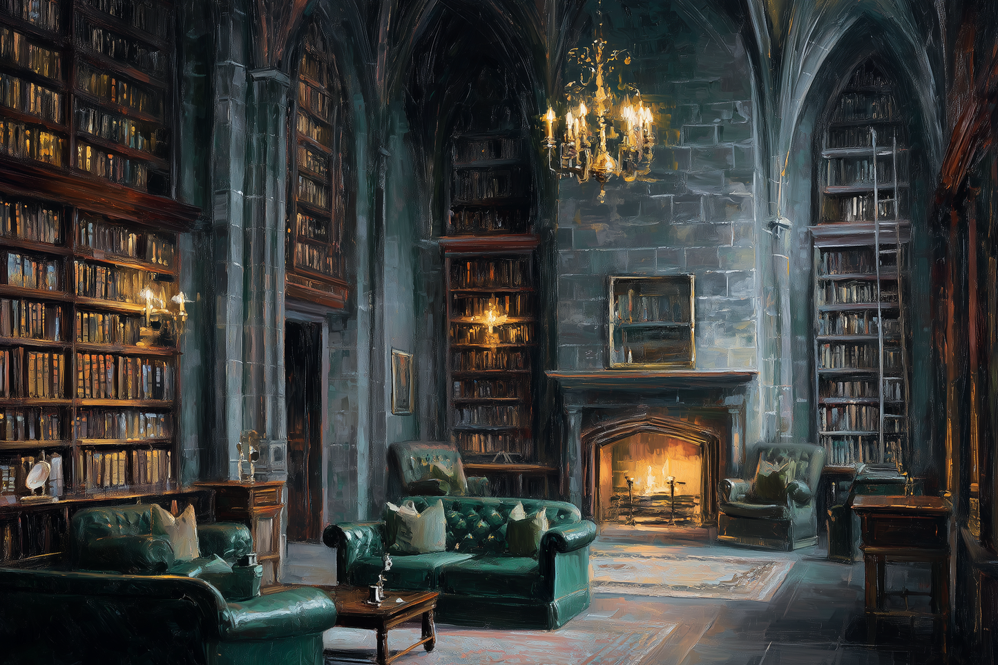 Fireside Scholars Await Evening Tales