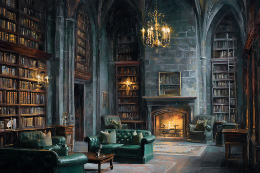 Fireside Scholars Await Evening Tales