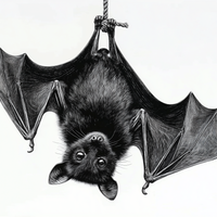 Nocturnal Scholar Hangs Between Pages