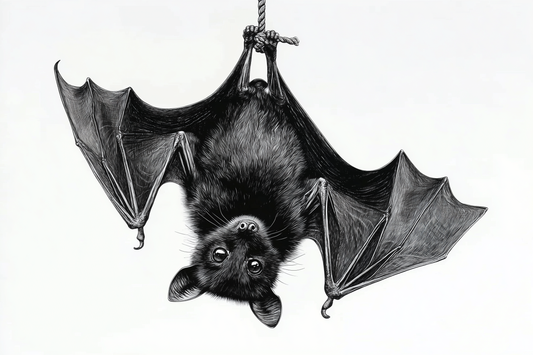 Nocturnal Scholar Hangs Between Pages