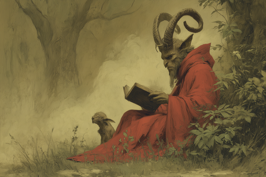 Ancient Lore Between Library Shelves