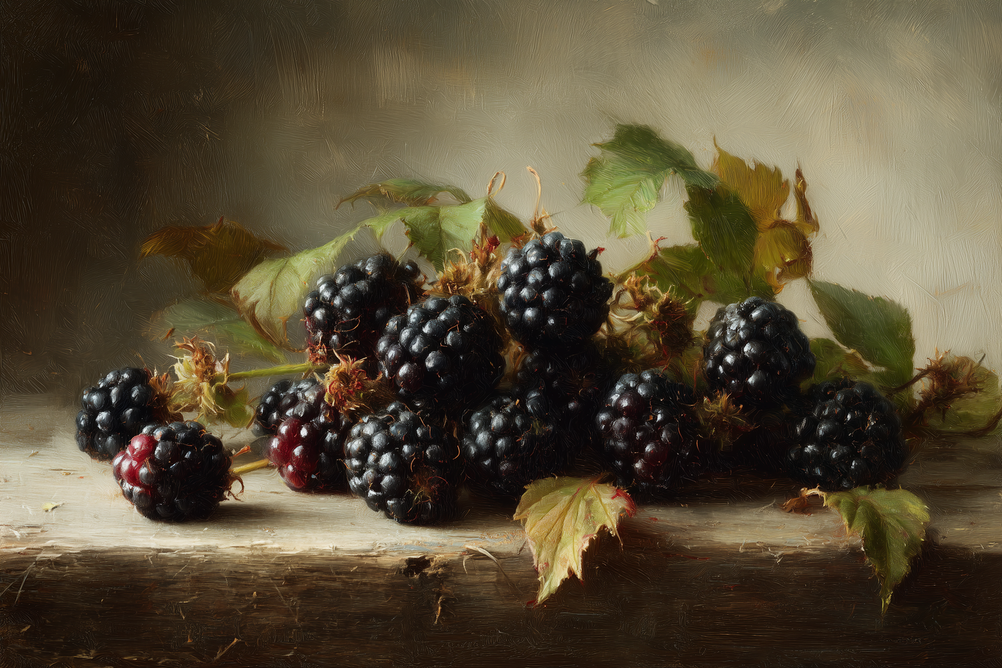 Blackberries Among Literary Treasures