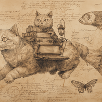 Curious Cats Sail Fishy Waters