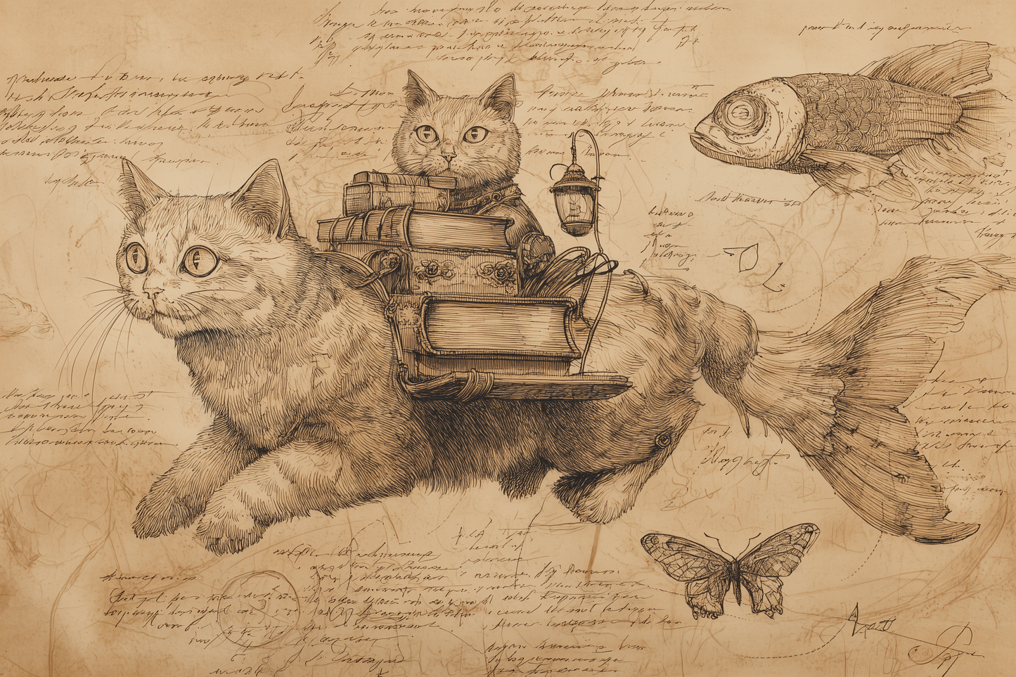 Curious Cats Sail Fishy Waters