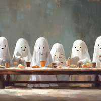 Spectral Feast Among Literary Worlds