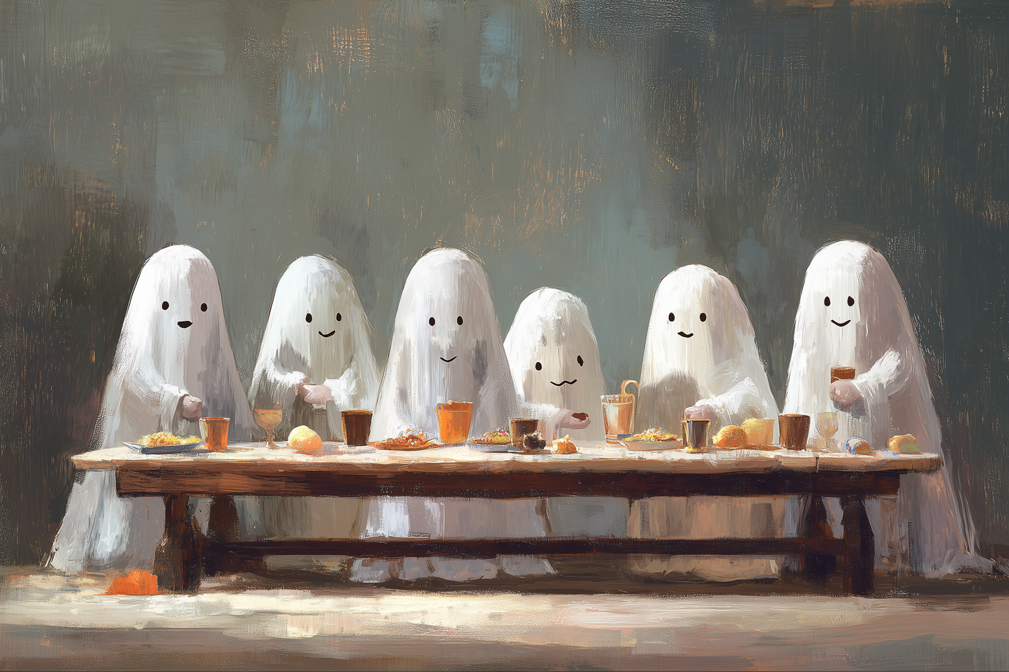 Spectral Feast Among Literary Worlds