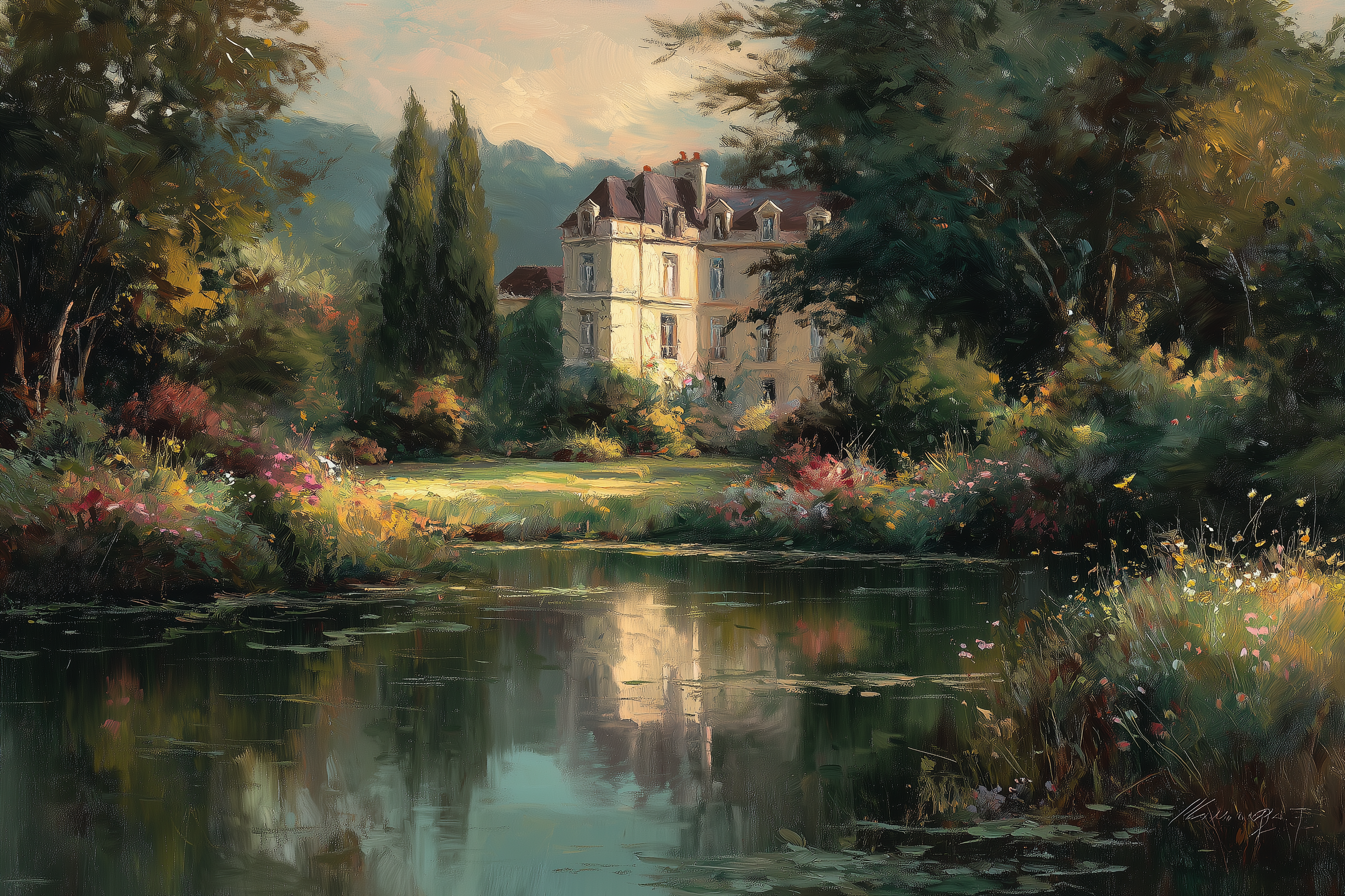 Manor By The Quiet Pond