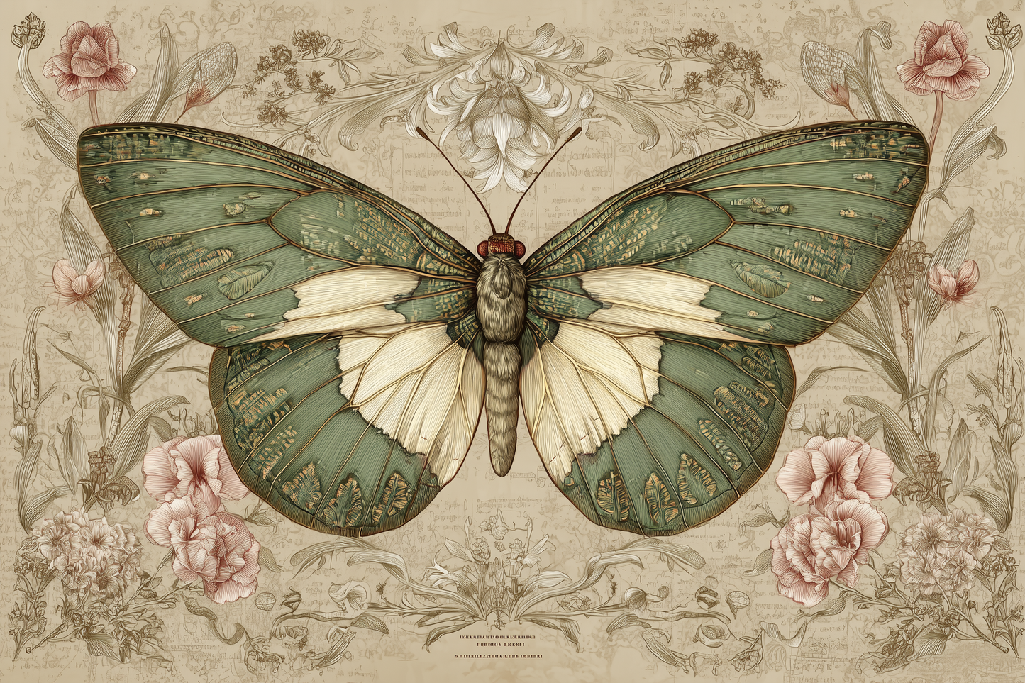 Scholar's Garden Meets Emerald Wings