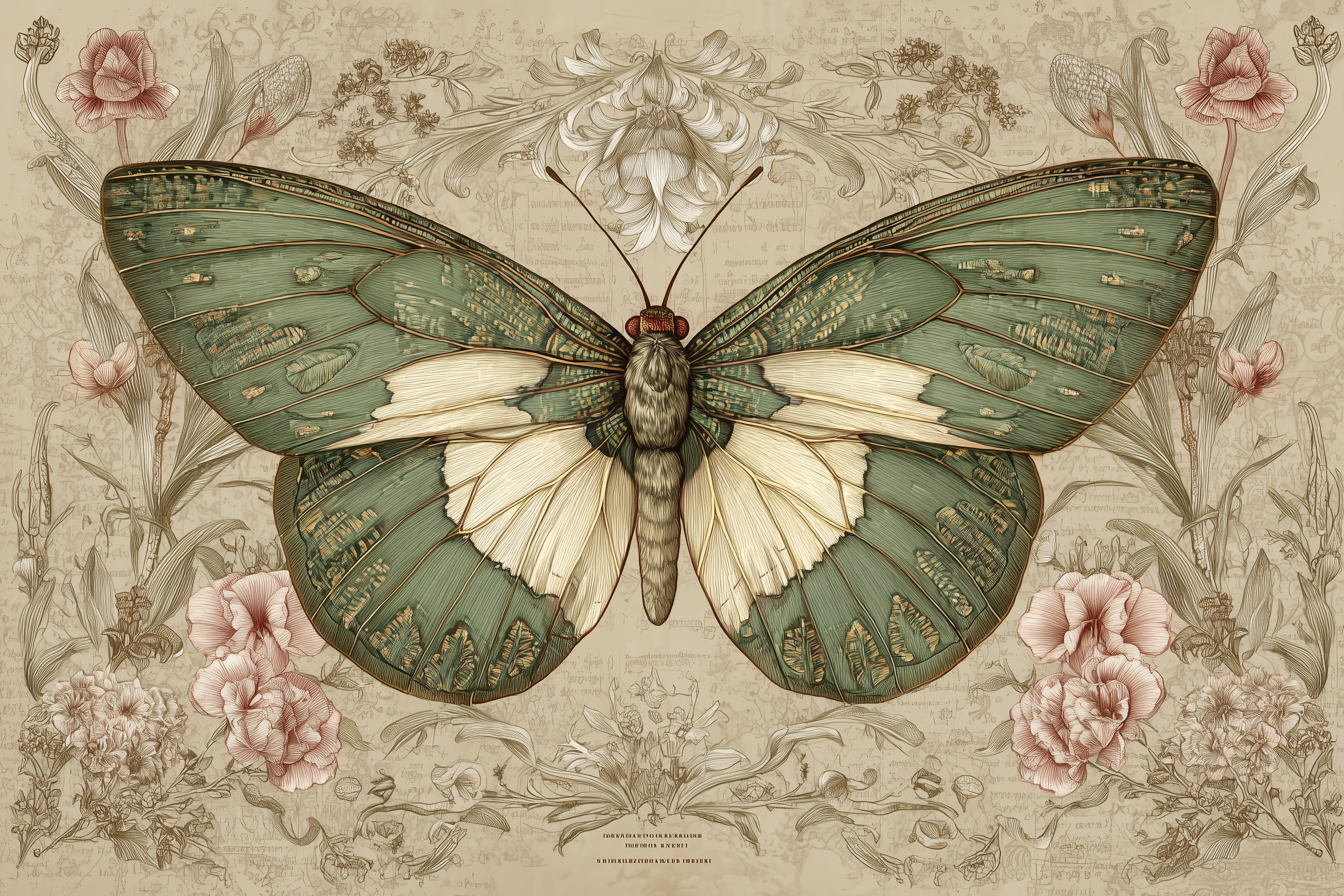 Scholar's Garden Meets Emerald Wings