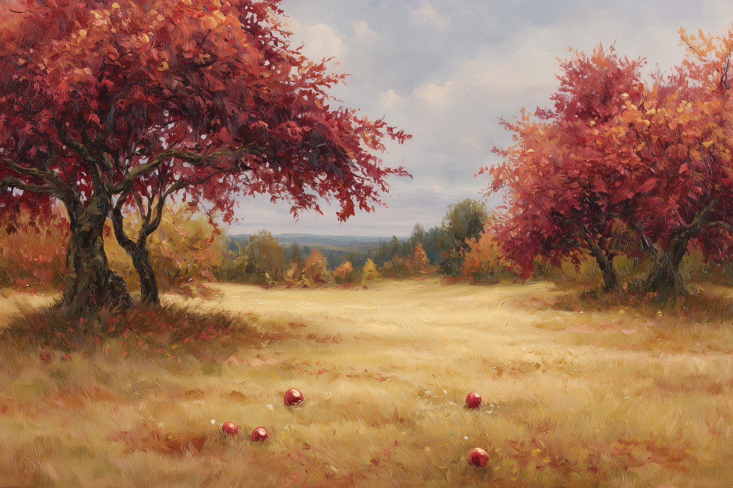 Crimson Meadow Between Worlds