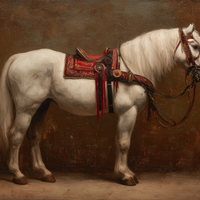 Noble Steed Among Literary Treasures