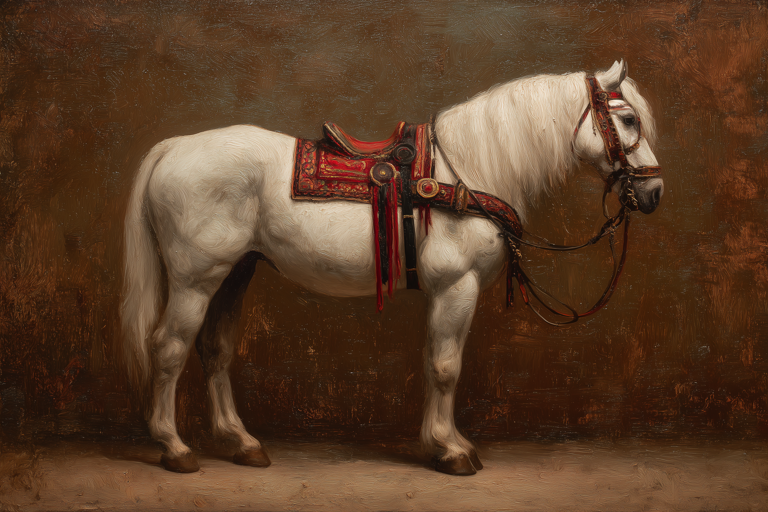 Noble Steed Among Literary Treasures