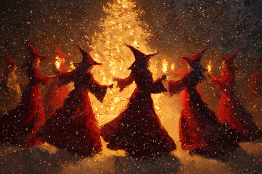 Witches Dance By Harvest Flames