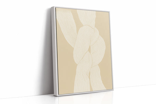 White Framed Canvas image 1