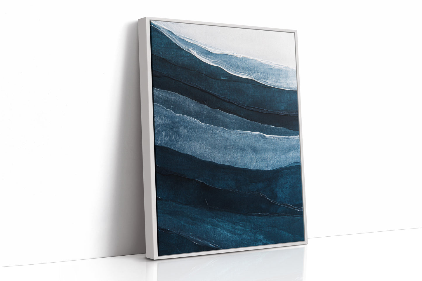 White Framed Canvas image 1