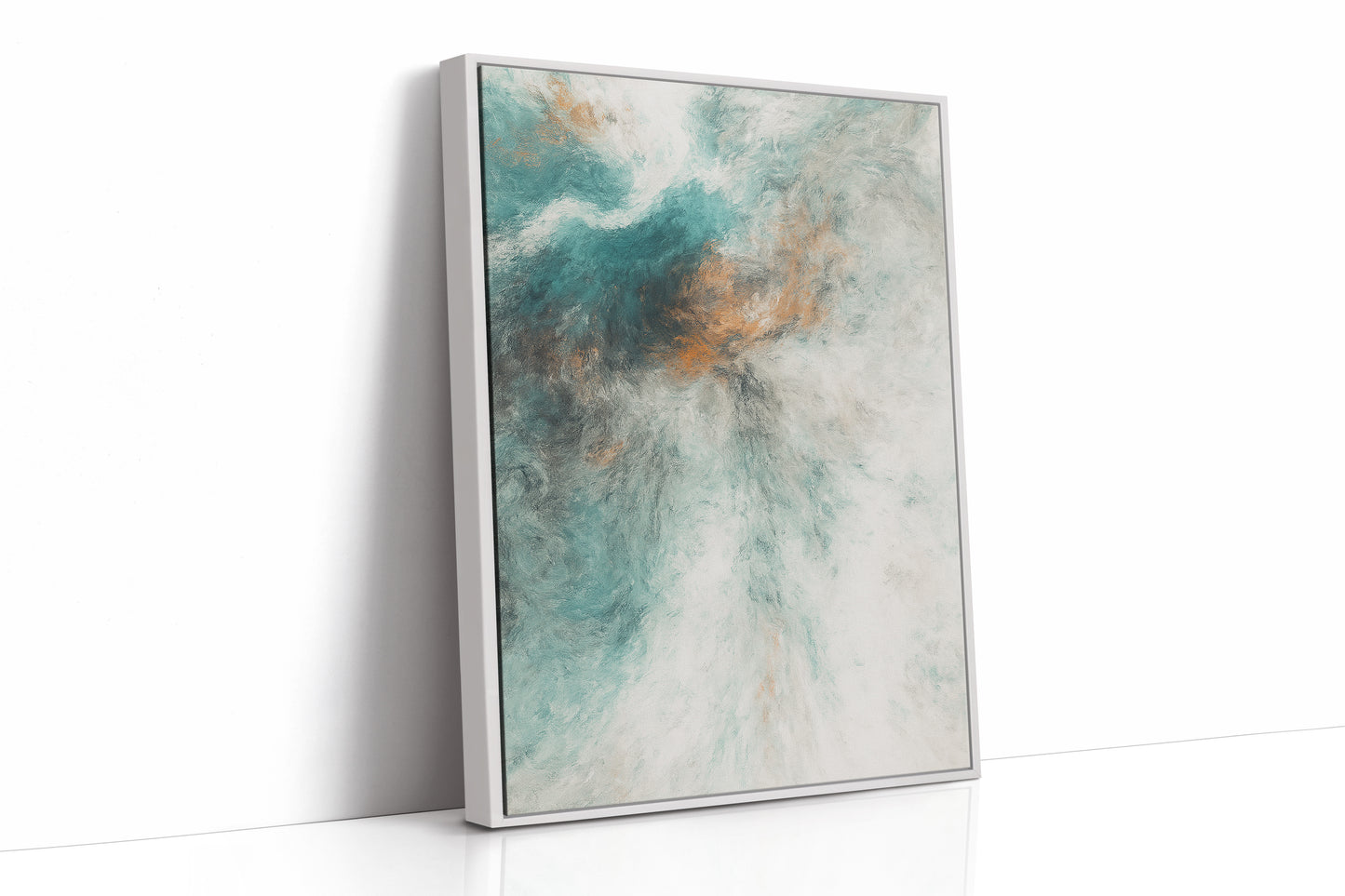 White Framed Canvas image 1