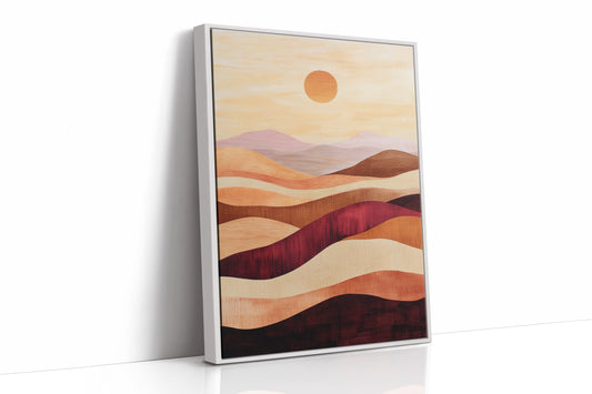 White Framed Canvas image 1