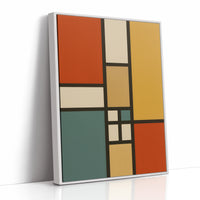White Framed Canvas image 1