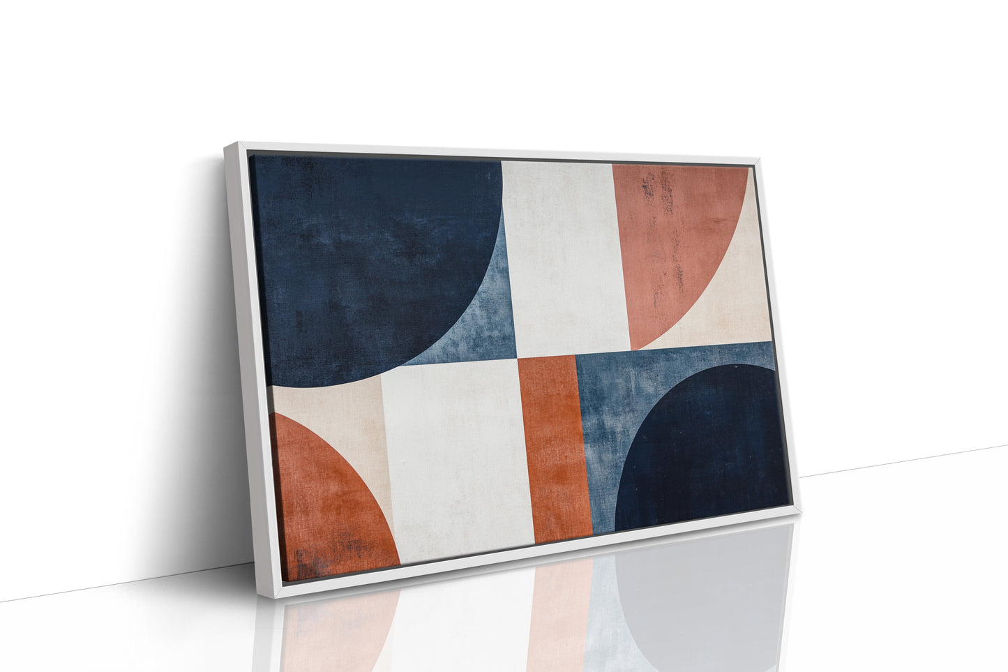 White Framed Canvas image 1