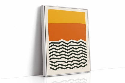 White Framed Canvas image 1