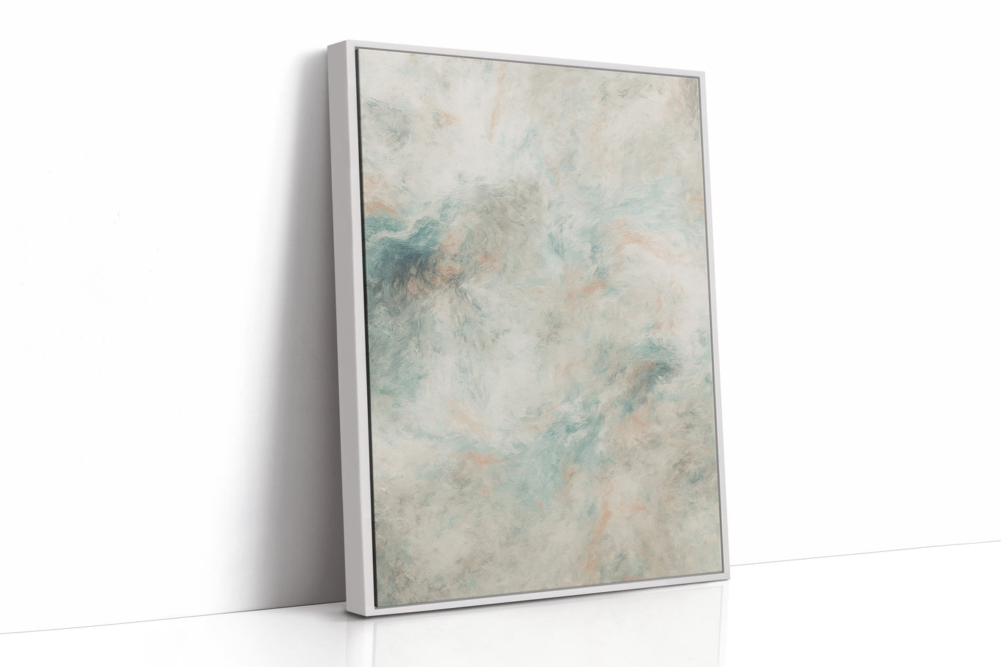 White Framed Canvas image 1