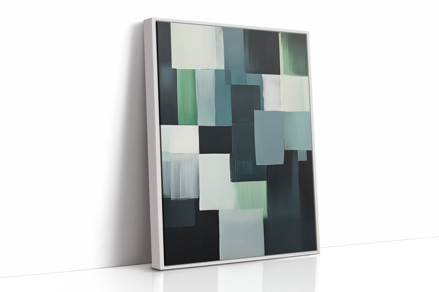 White Framed Canvas image 1