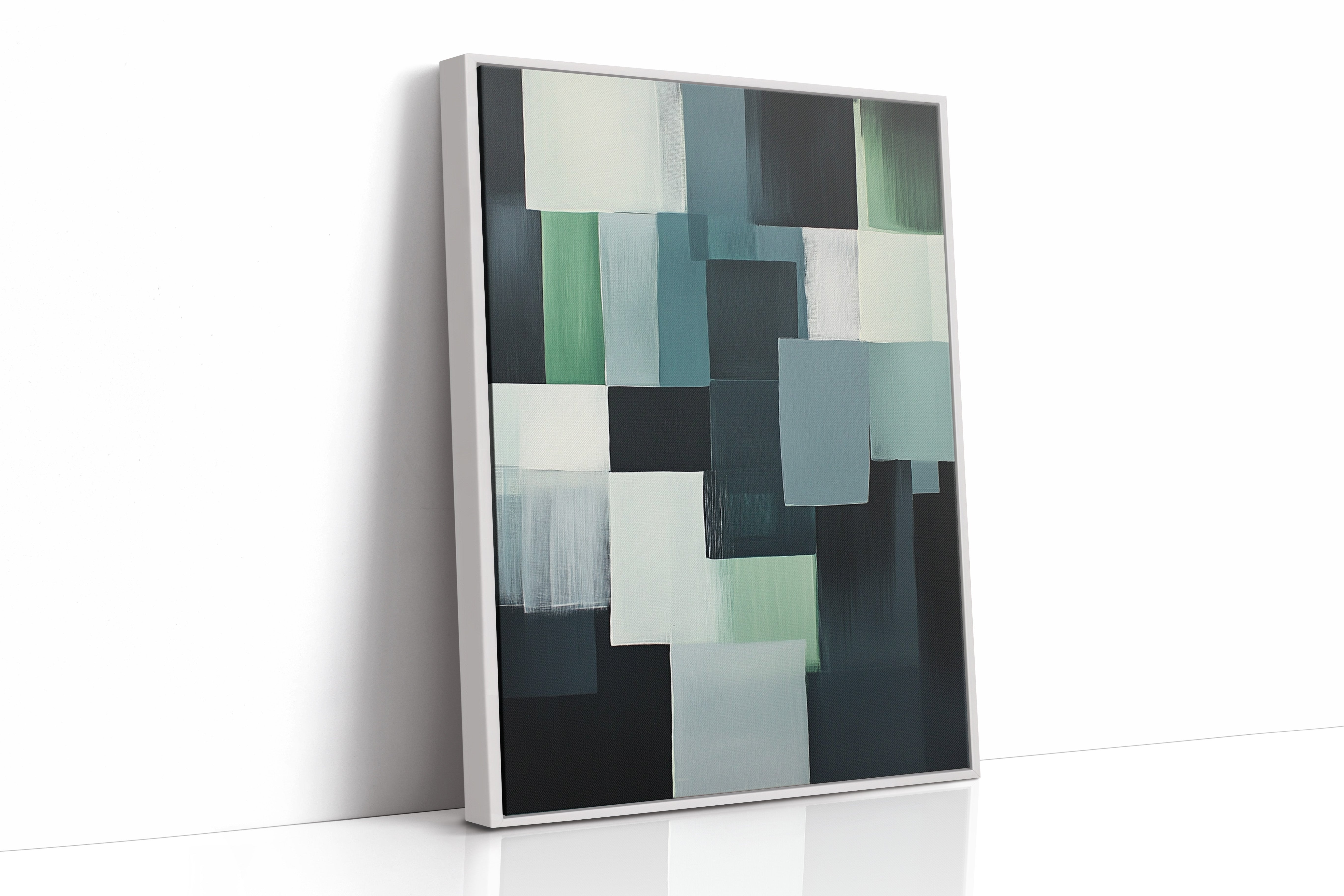 White Framed Canvas image 1