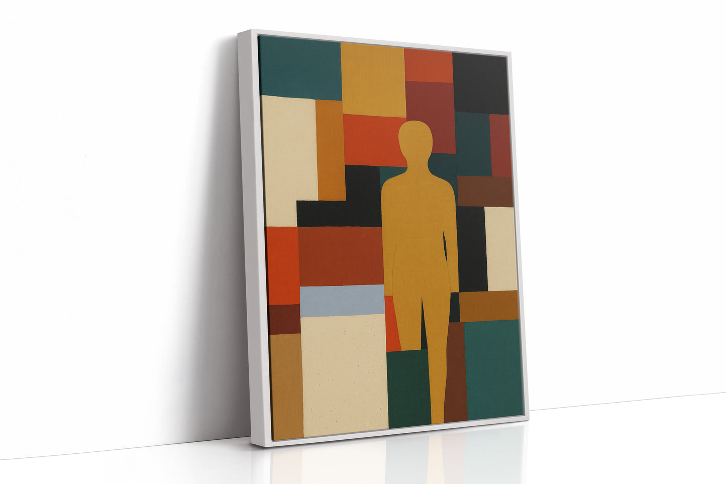 White Framed Canvas image 1
