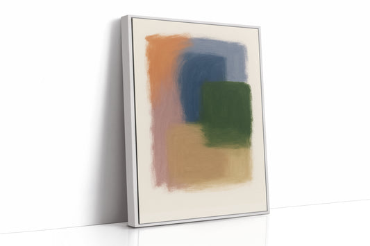 White Framed Canvas image 1