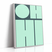 White Framed Canvas image 1