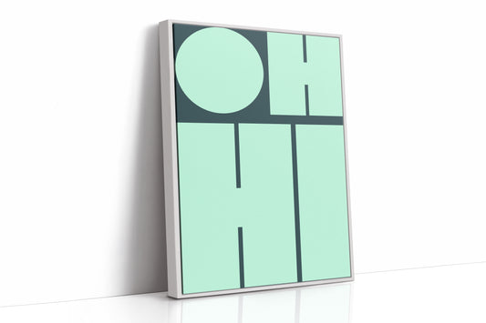 White Framed Canvas image 1