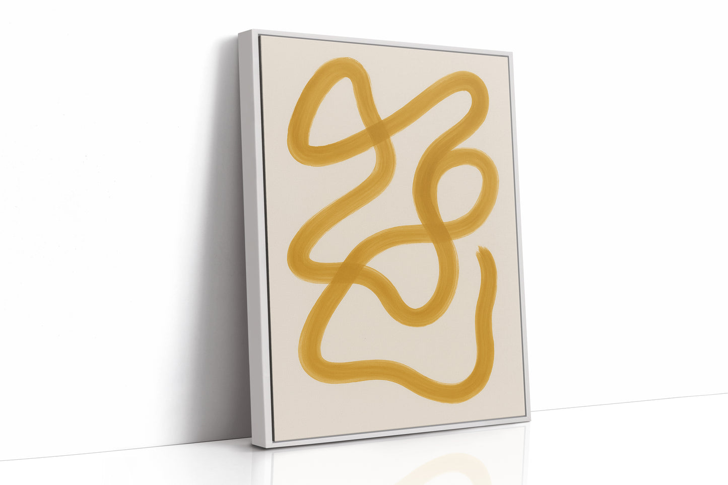 White Framed Canvas image 1