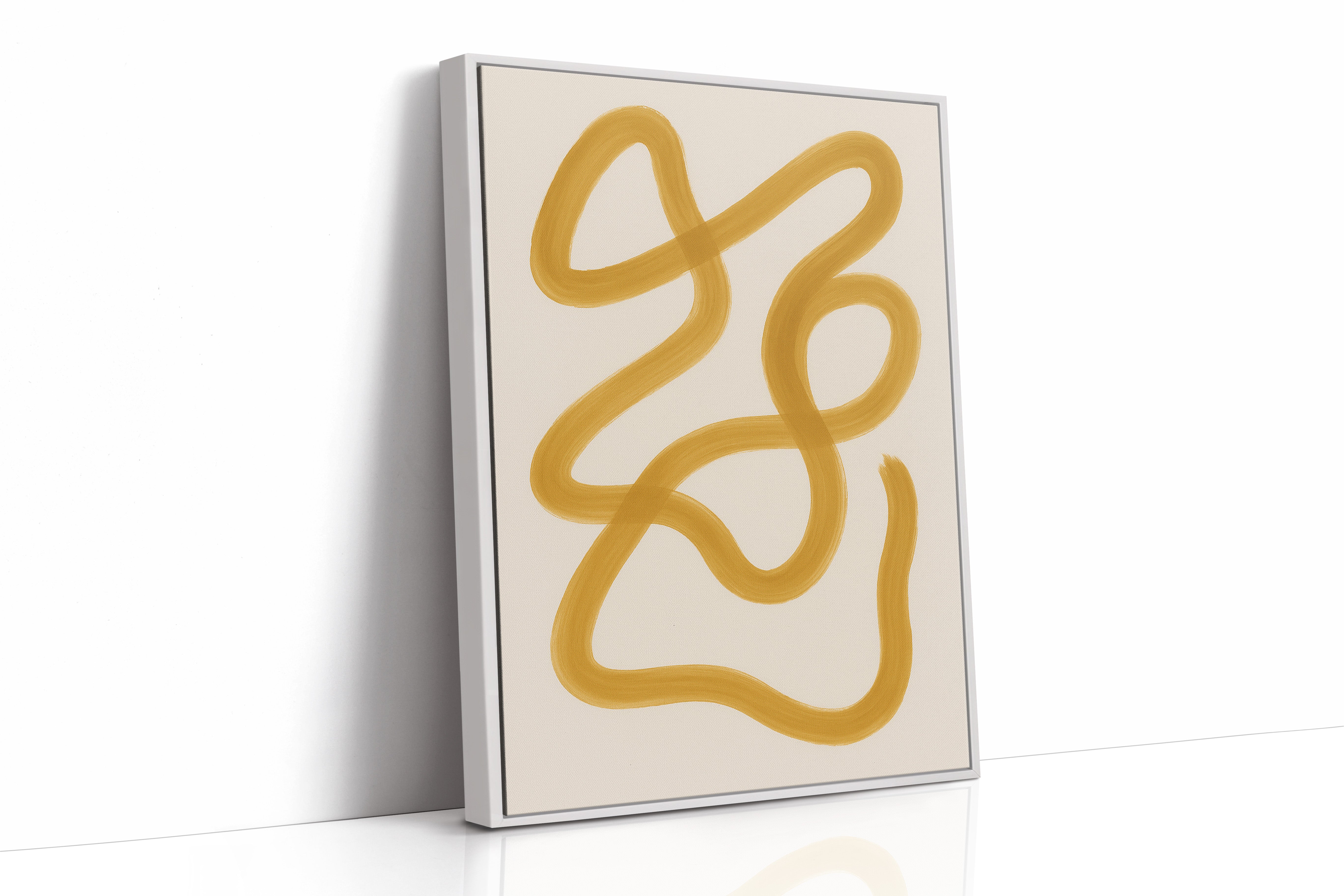 White Framed Canvas image 1