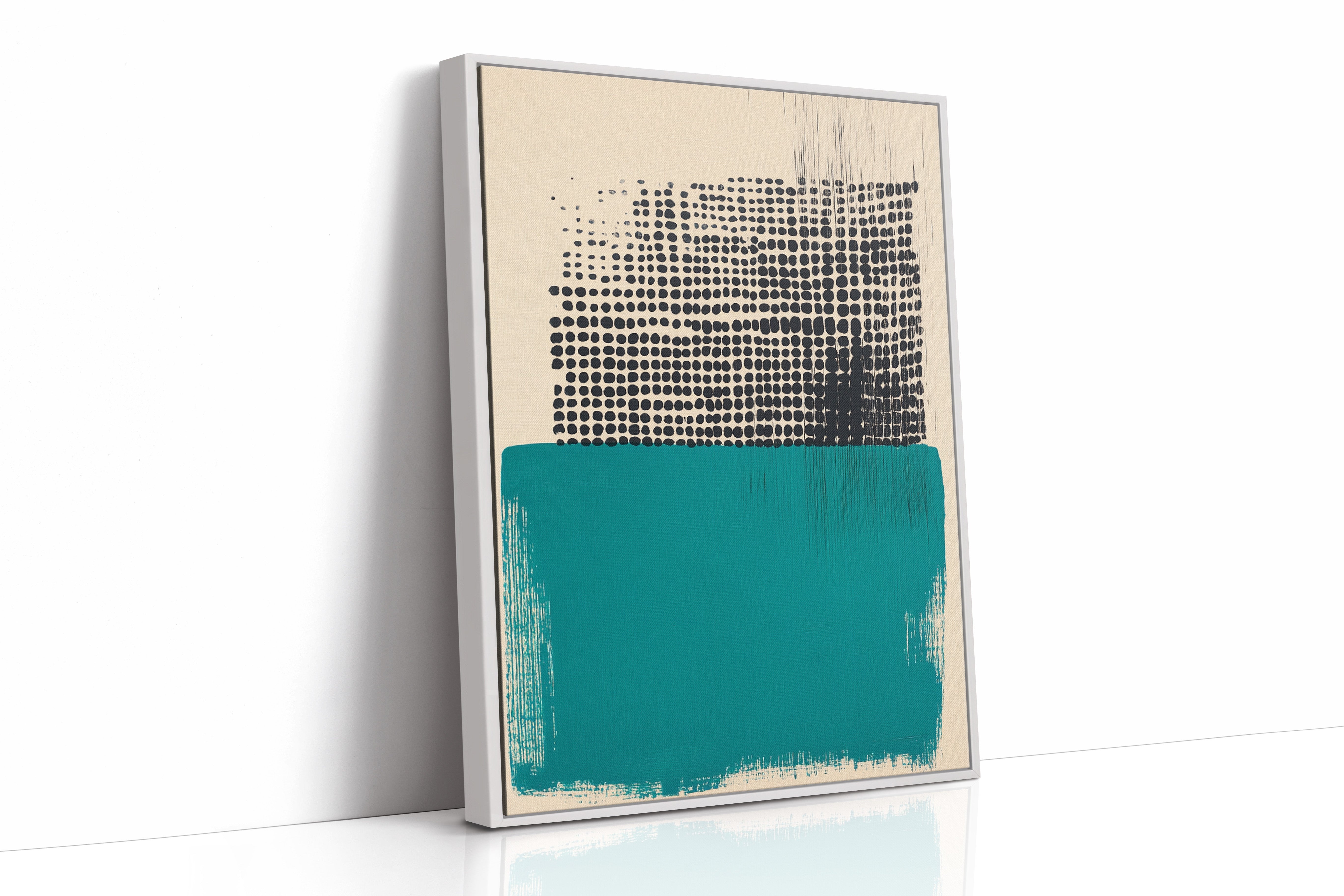 White Framed Canvas image 1