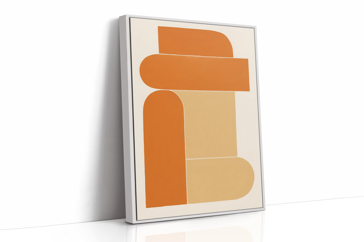 White Framed Canvas image 1