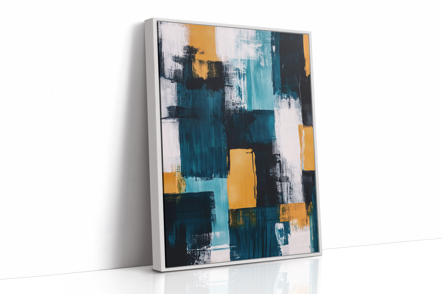 White Framed Canvas image 1