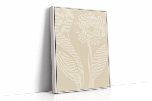 White Framed Canvas image 1