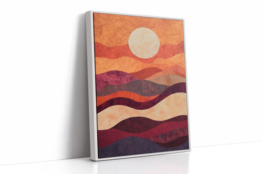 White Framed Canvas image 1