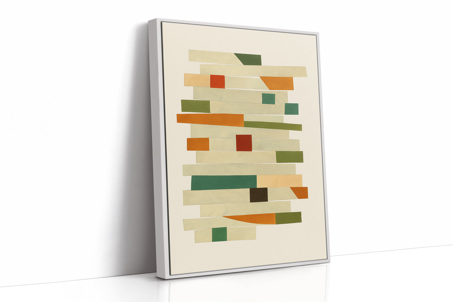 White Framed Canvas image 1