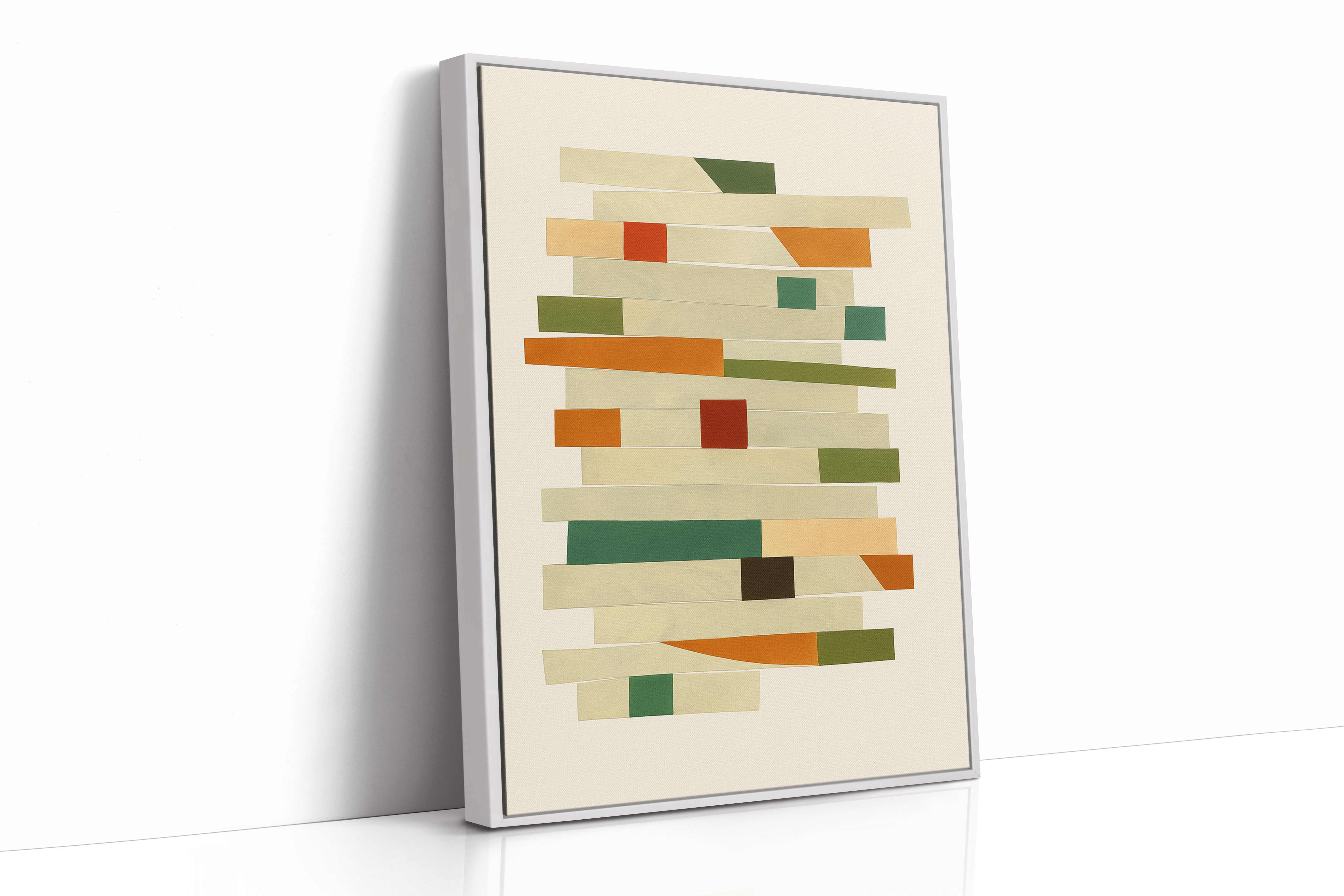 White Framed Canvas image 1