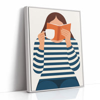White Framed Canvas image 1